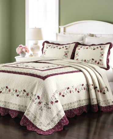 Martha Stewart Collection Prairie House Full Bedspreads - Quilts & Bedspreads - Bed & Bath - Macy&#39;s