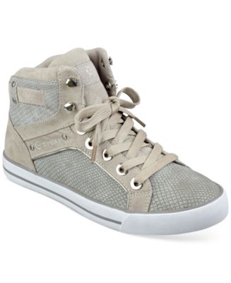 G by GUESS Women&#39;s Opall High Top Sneakers - Sneakers - Shoes - Macy&#39;s