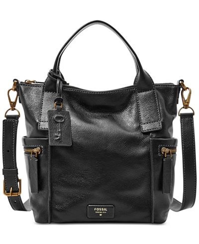 Fossil Emerson Medium Leather Satchel - Handbags & Accessories - Macy&#39;s