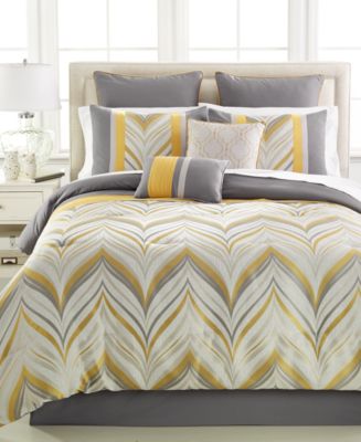 CLOSEOUT! Harrison 8 Piece Queen Comforter Set - Bed in a Bag - Bed & Bath - Macy&#39;s
