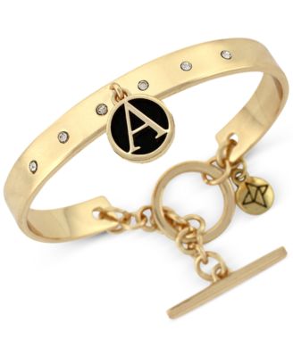BCBGeneration Gold-Tone Initial Bracelet