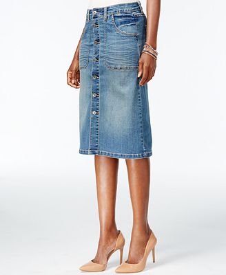 macys jeans skirts