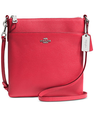 COACH NORTH/SOUTH SWINGPACK IN EMBOSSED TEXTURED LEATHER