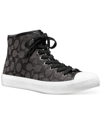 coach high top sneakers macy's
