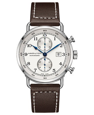 Hamilton Men's Swiss Automatic Chronograph Khaki Navy
