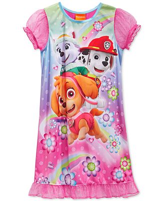 paw patrol night gown