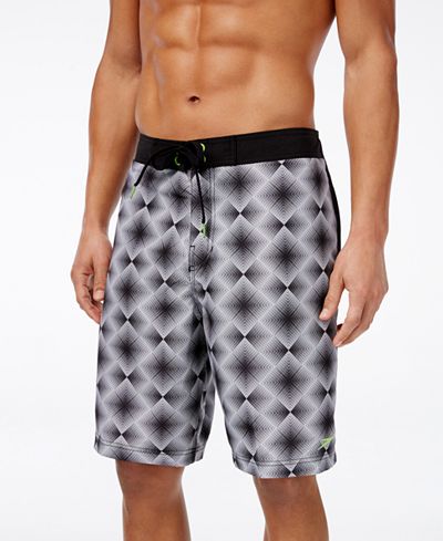 pattern swim trunks