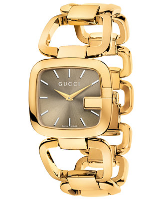 Gucci Women's Swiss G-Gucci Gold-Tone PVD Stainless