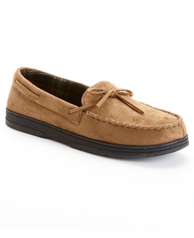 macy's men's leather slippers