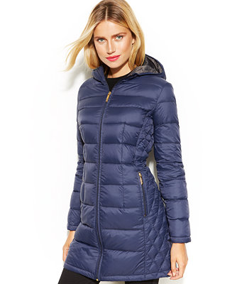 MICHAEL Michael Kors Quilted Down Packable Puffer Coat - Coats - Women - Macy&#39;s