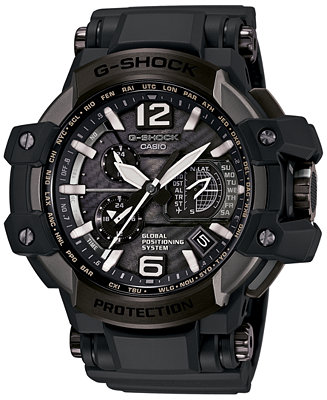 G-Shock Men's Analog-Digital Black Resin Strap Watch