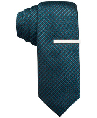 Alfani RED North Neat Skinny Tie, Only at Macy's