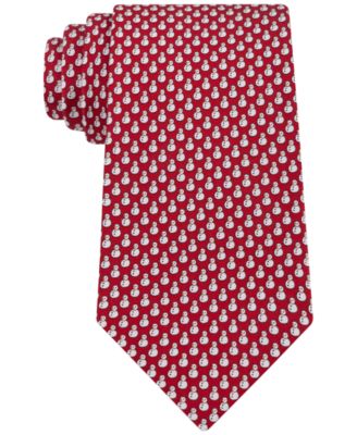 Tommy Hilfiger Snowman Print Tie