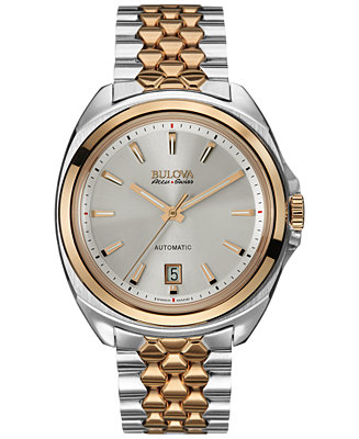 Bulova AccuSwiss Men's Automatic Telc Two-Tone Stainless