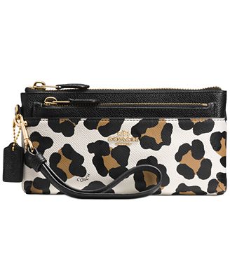 coach wallets ocelot