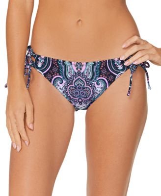 Raisins Juniors Sweet Side Tie Printed Bikini Bottoms Macy S