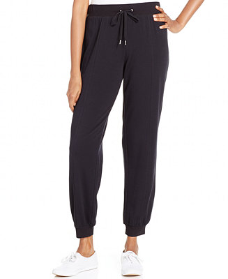Style & Co. Sport Petite Knit Jogger Pants, Only at Macy's - Pants & Capris - Women - Macy's