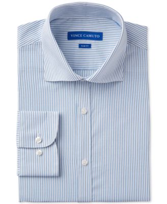Vince Camuto Slim-Fit Dobby Stripe Dress Shirt
