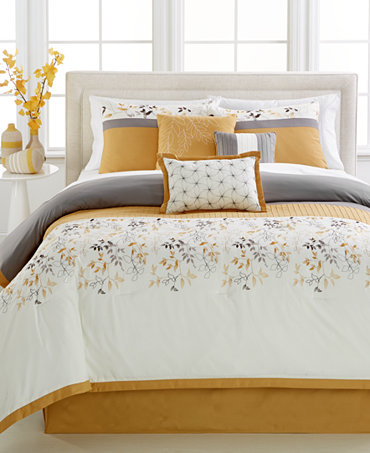 York 7-Pc. California King Comforter Set - Bed in a Bag - Bed & Bath - Macy&#39;s