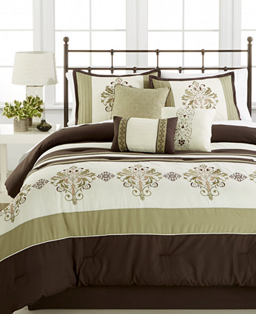 Marin 7-Piece King Comforter Set - Bed in a Bag - Bed & Bath - Macy&#39;s