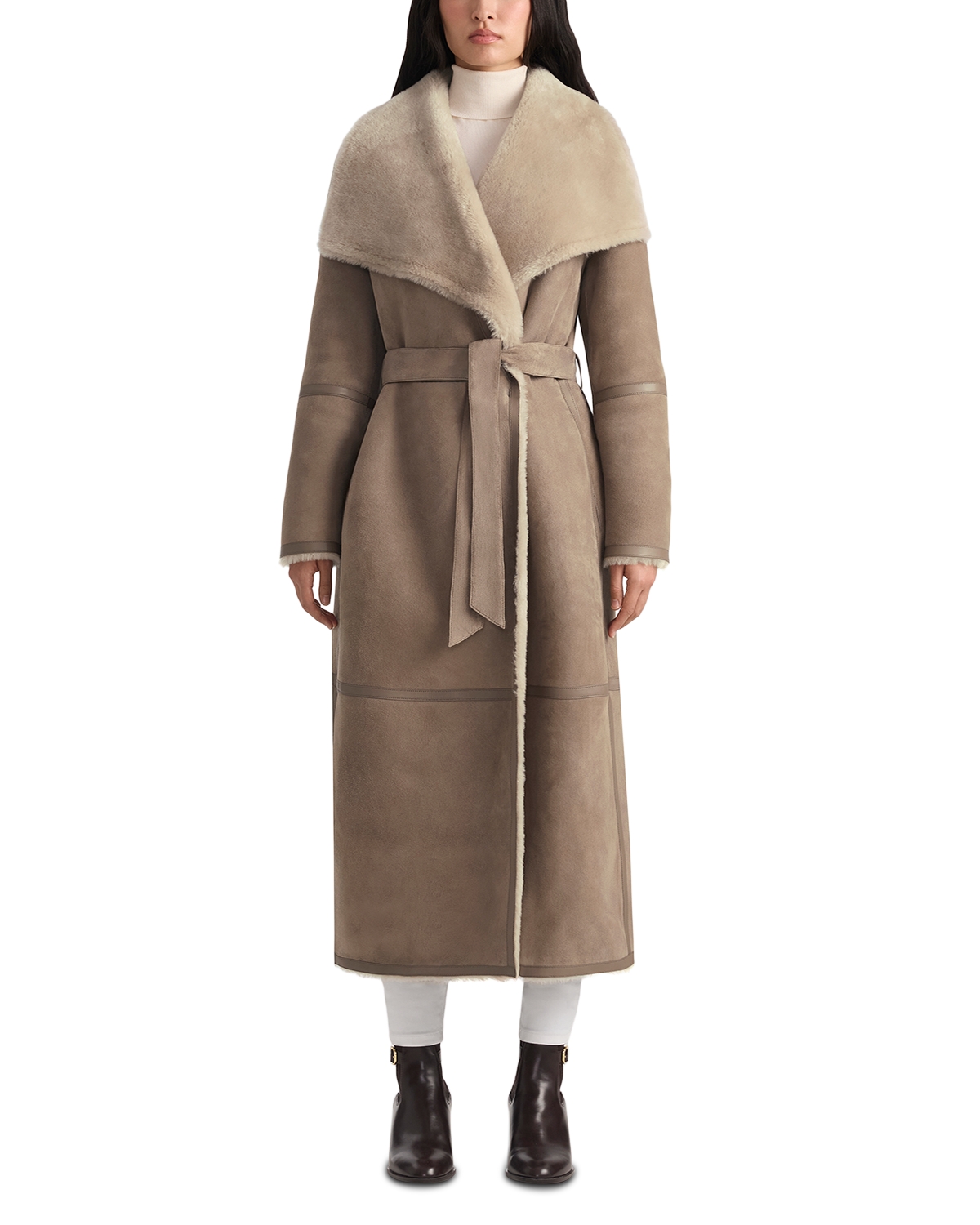 MACKAGE 마리안 셔링 리버서블 랩 코트