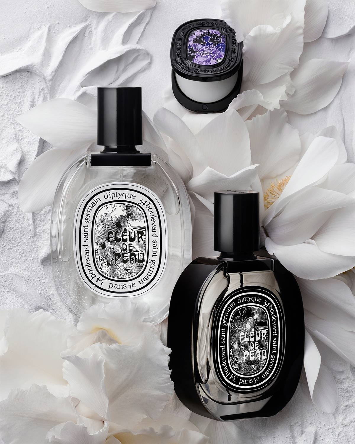 DIPTYQUE 플레르 드 포 오 드 퍼퓸 리필 가능 고체 향수