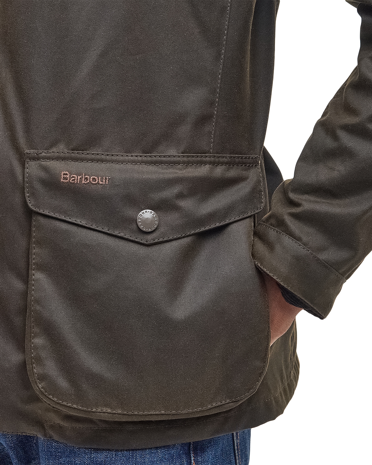 BARBOUR 옥스턴 왁스 자켓