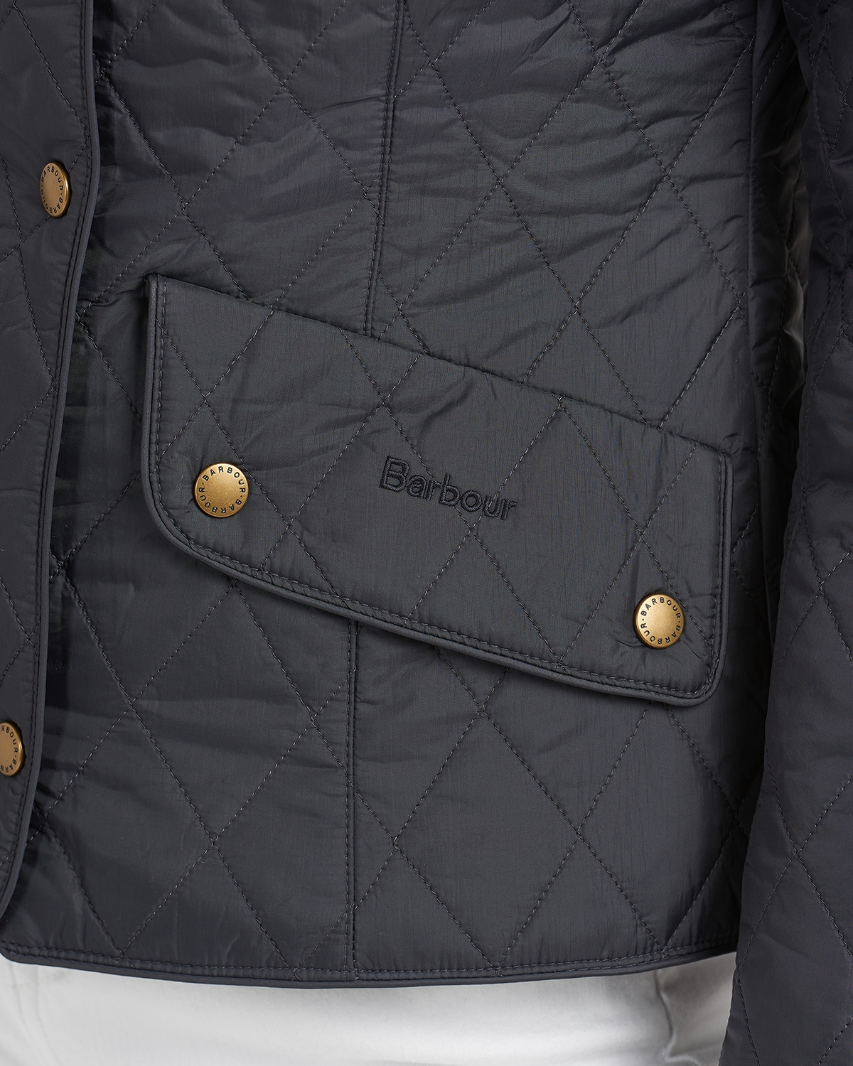 BARBOUR 플라이웨이트 카발리 퀼티드 자켓