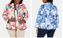 Alfred Dunner Plus Size Classic Floral-Print Jacket & Reviews - Jackets ...