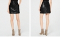 French Connection Brishen Faux-Leather Skirt - Macy's