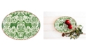 VIETRI Mistletoe Oval Platter & Reviews - Serveware - Dining - Macy's
