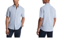 Michael Kors Men's Slim-Fit Linen Short-Sleeve Shirt - Macy's