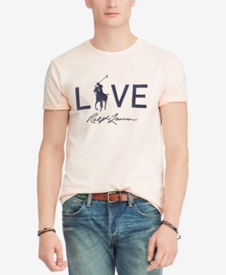 Polo Ralph Lauren - Men's Pink Pony Cotton T-Shirt