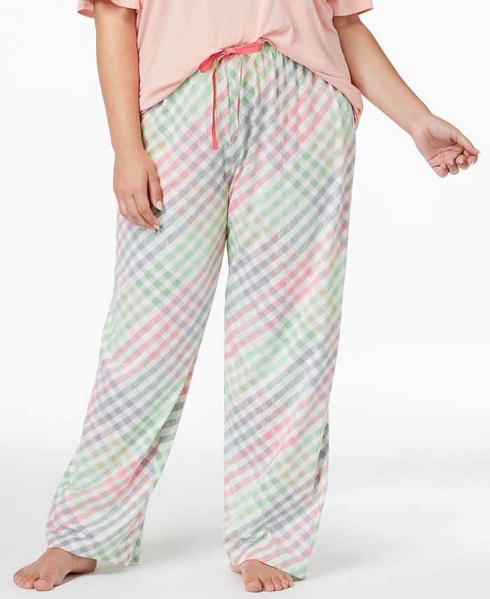 Hue Plus Size Printed Pajama Pants Macy's