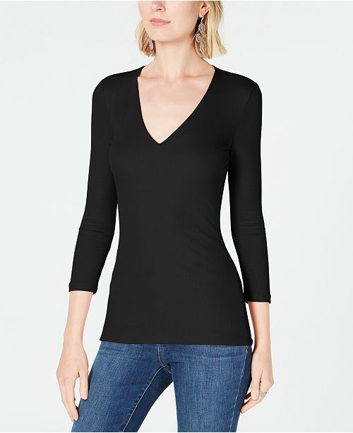 Inc International Concepts I N C Ribbed Top Created For Macy S