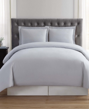 Truly Soft Everyday Twin Xl Duvet Set Bedding In Silver Grey