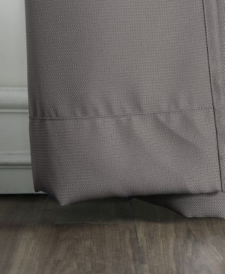 Montego Casual Textured Semi-Sheer Grommet Curtain Panel