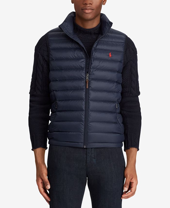 Polo Ralph Lauren Men's Big & Tall Packable Down Vest & Reviews - Coats &  Jackets - Men - Macy's