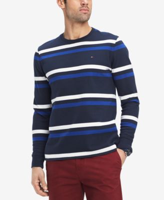 Tommy Hilfiger - Men's Long-Sleeve Striped Shirt