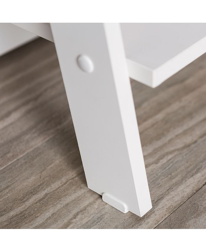 Walker Edison 55" Wood Ladder Bookshelf Macy's