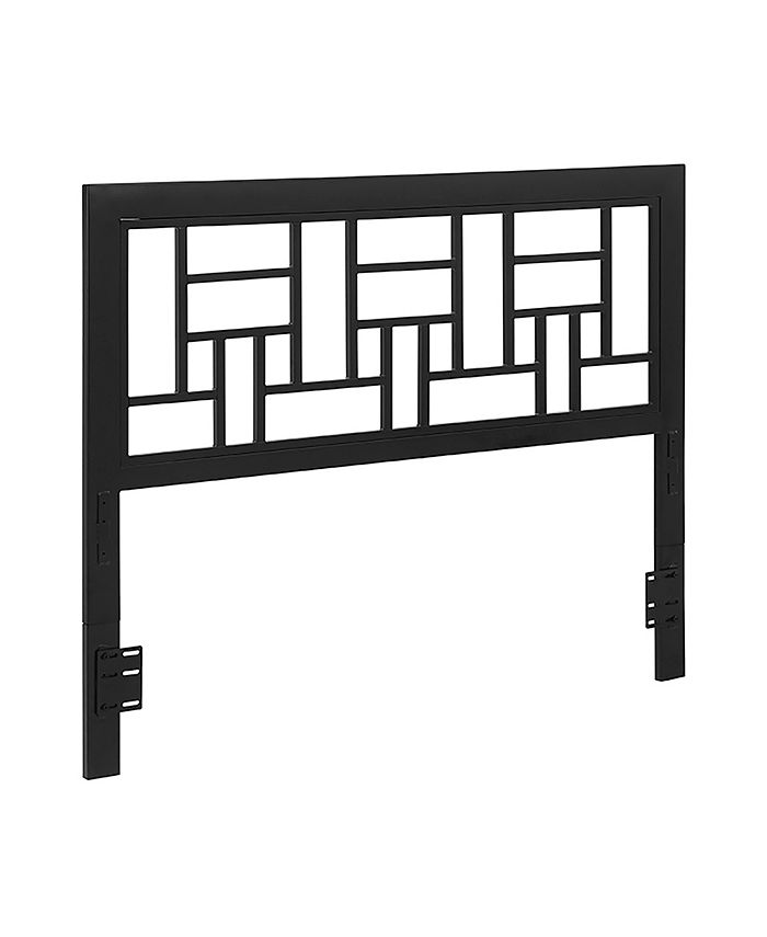 Walker Edison Queen Metal Square Headboard Black & Reviews Home