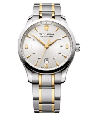 Victorinox Swiss Army - Watch, Men's Alliance Two Tone Stainless Steel Bracelet 241477
