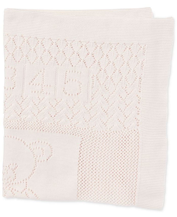 Polo Ralph Lauren Ralph Lauren Baby Girls Bear Pointelle Cotton Blanket