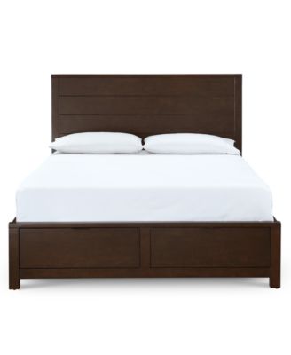 Furniture Tribeca Brown Storage Queen Bed, Created For Macy's - Macy's