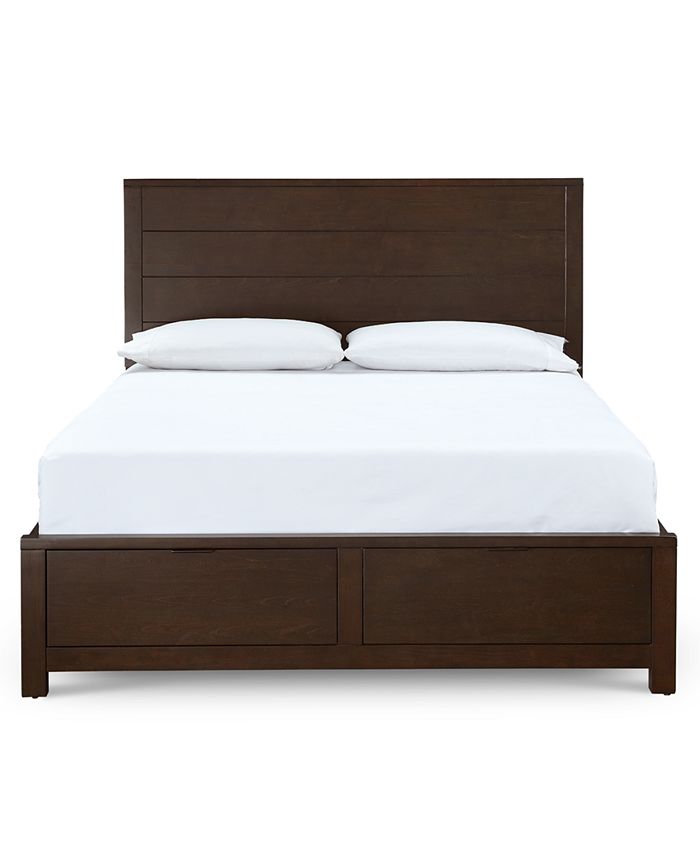 Furniture Tribeca Brown Storage Queen Bed, Created for Macy's Macy's