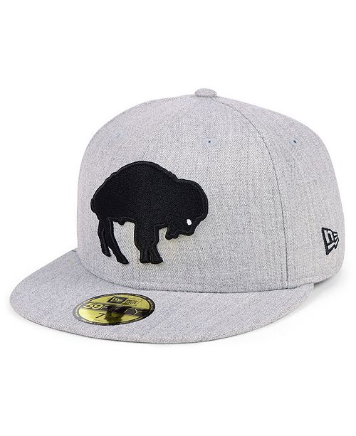 New Era Buffalo Bills Heather Black White 59fifty Fitted Cap Reviews Sports Fan Shop By Lids Men Macy S