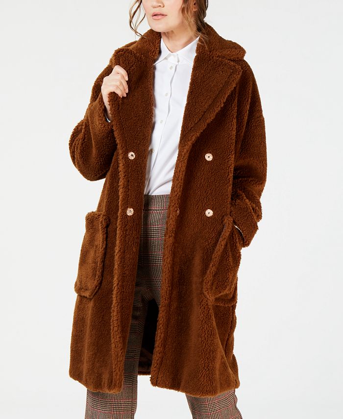 Weekend Max Mara Furry Button-Front Jacket & Reviews - Jackets ...