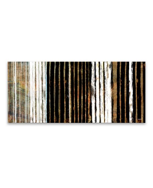 Artissimo Designs Vertical Horizon I Silver Metallic Canvas Art 45 W X 20 H X 1 5 D Reviews Home Macy S