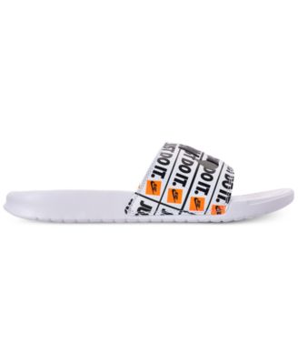 Nike Men's Benassi Just Do It Print Slide Sandals from Finish Line