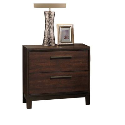 Coaster Home Furnishings - Allerton Transitional Two-drawer Nightstand, Tobacco